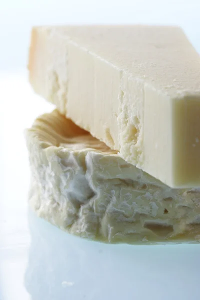 Parmesan and Camembert — Stock Photo, Image