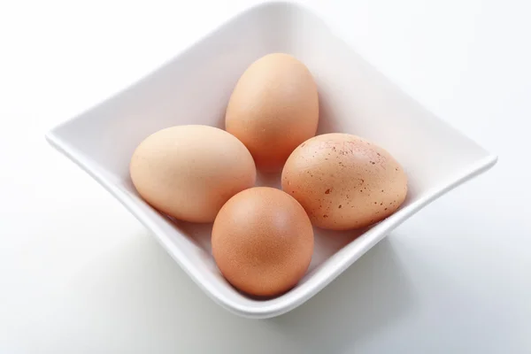 Plate of eggs — Stock Photo, Image
