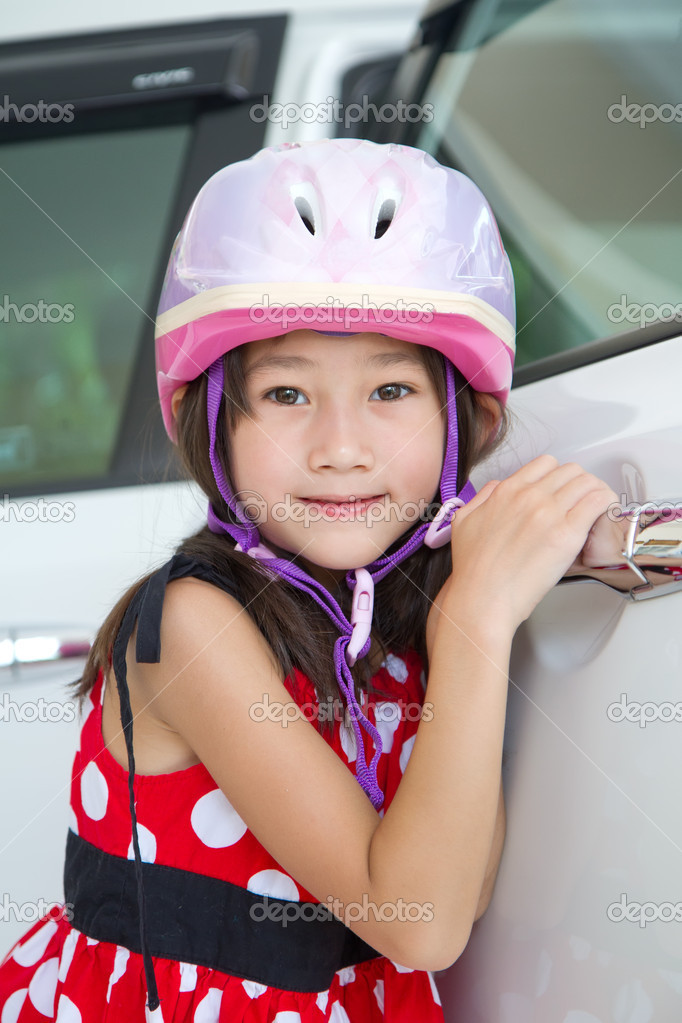 little girls helmet