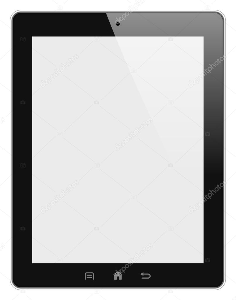 Tablet pc isolated