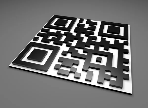 QR-code — Stockfoto