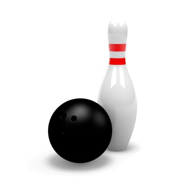 Bowling topu ile skittle