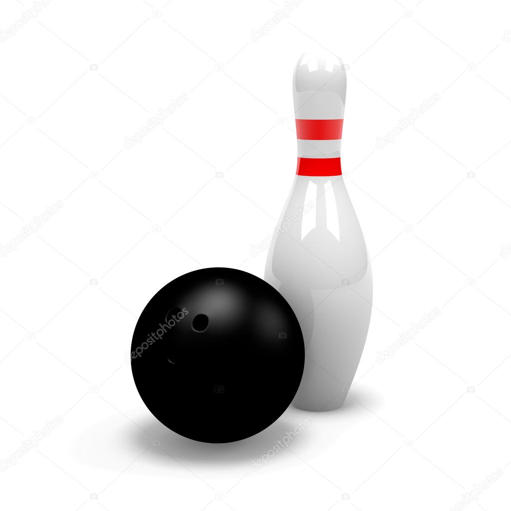 Skittle with Bowling Ball
