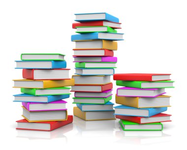 kitap yığınları