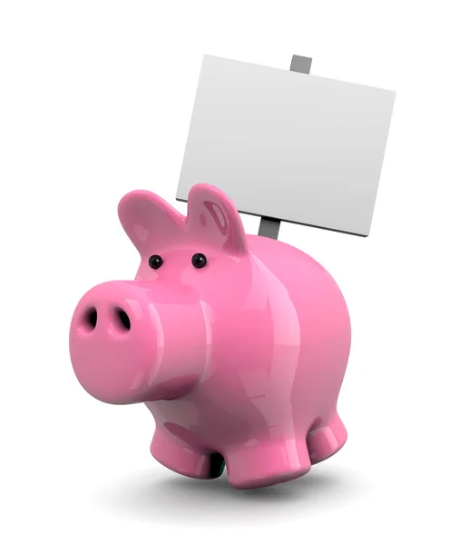 Pink Piggy — Stock Photo, Image