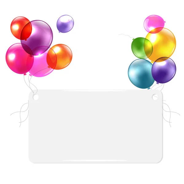 Grattis på födelsedagen färgglada hälsningar — Stock vektor