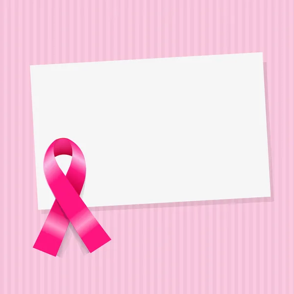 Farkındalık pembe kurdele Davetiyeler