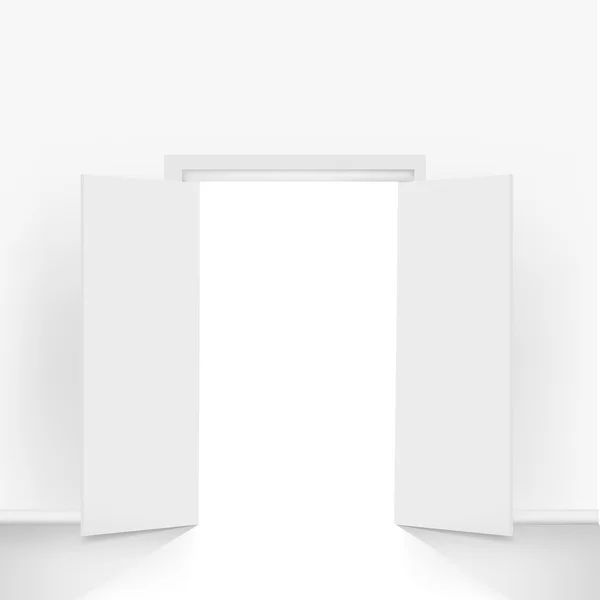 敞开的大门 — 图库矢量图片