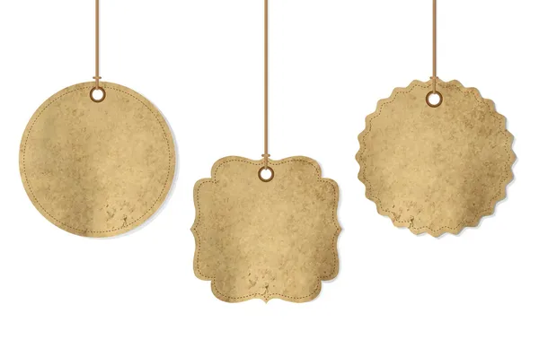 eski kağıt etiket seti