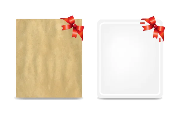 Blank Gift Tags — Stock Vector