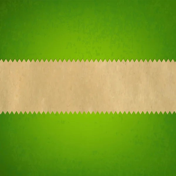 緑のグランジ紙の背景 — ストックベクタ