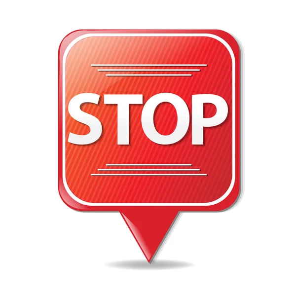 Sign Stop — Stock Vector