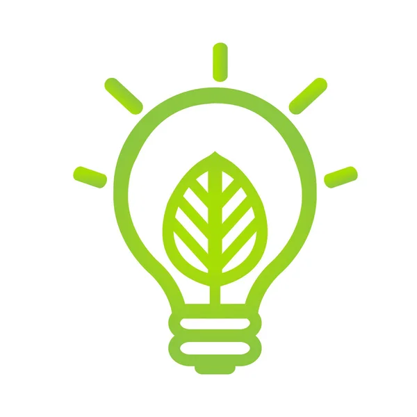 Symbole de lampe Eco — Image vectorielle