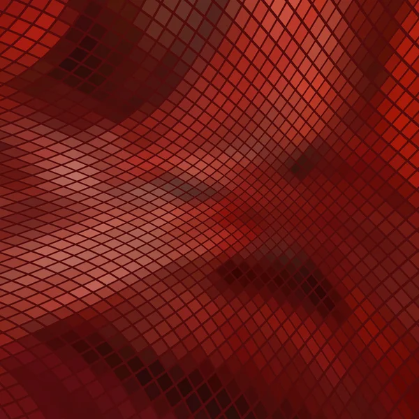 Fond Mosaïque rouge, Illustration vectorielle — Image vectorielle