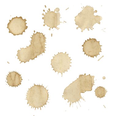 Coffee Stains Set clipart