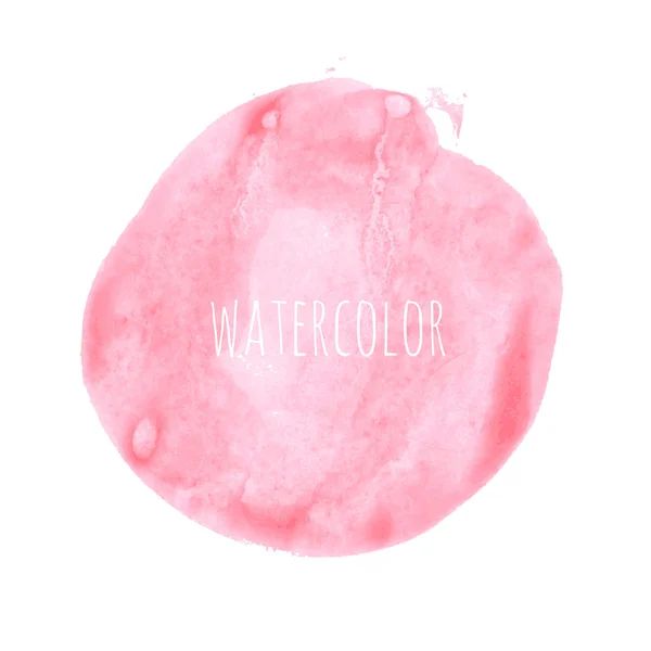 Blob aquarelle rose — Image vectorielle