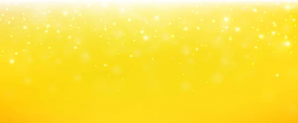 Juldekorationer med gul bakgrund — Stock vektor
