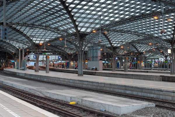 Estación central de tren de Colonia — Foto de Stock