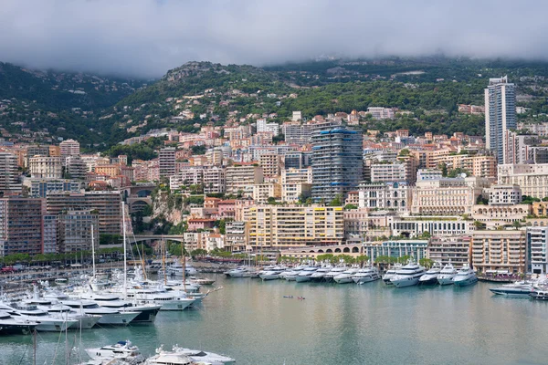 Monaco on a cloudy day — Stock Photo, Image