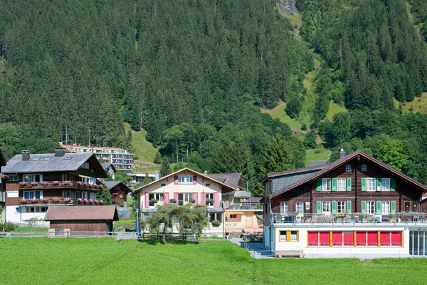 Houses in Wengen — Stock Photo, Image