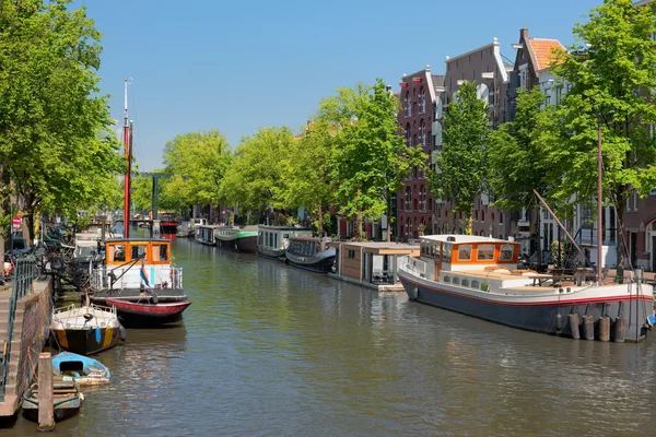 Canal de Amsterdam — Foto de Stock