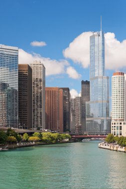chicago'ü modern binalar.