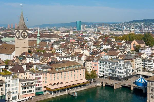 Dächer von Zürich, Schweiz — Stockfoto