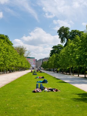 Park'ın bahçesinde rahatlayın