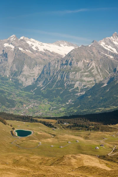 Alpen dan lembah — Stok Foto