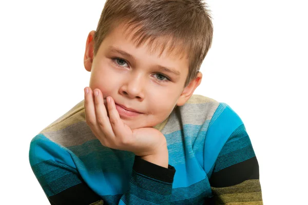 Pensive handsome boy — Stock Photo, Image