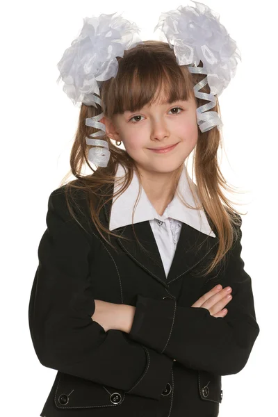 Retrato de uma menina da escola — Fotografia de Stock