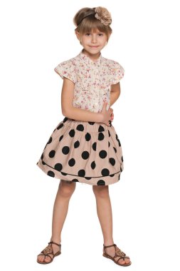 Beyaz genç kız moda