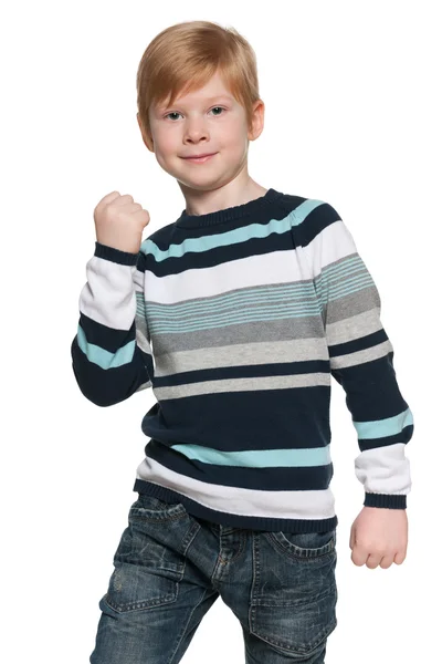 Success of a young boy — Stock Photo, Image