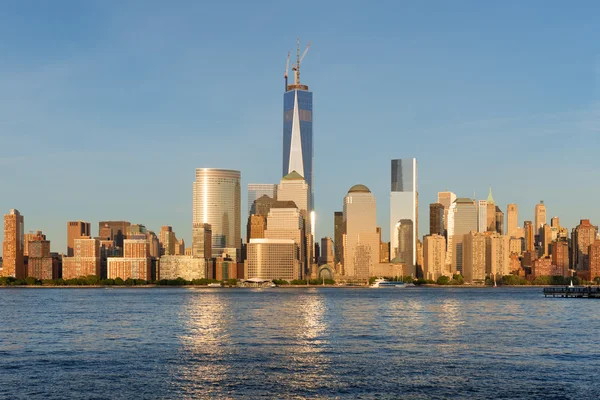 Vista de Manhattan no início da noite — Fotografia de Stock