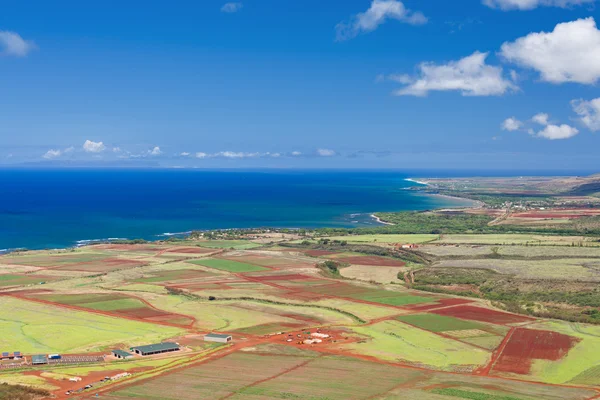 Kauai island from the air — Stock Photo, Image