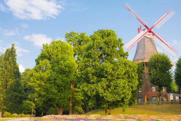 Větrný mlýn v Brémách — Stock fotografie