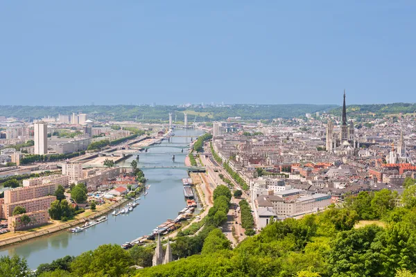 Sena i rouen — Stockfoto