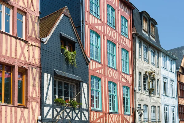 Staré domy v Rouenu — Stock fotografie