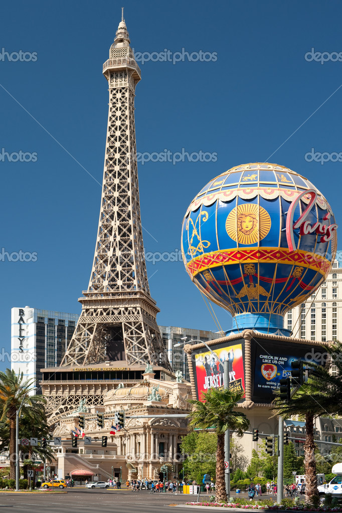 View of Eiffel Tower in Las Vegas Editorial Photo - Image of