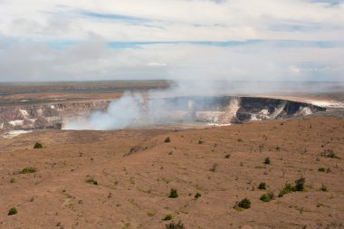 Kilauea Volkanı krater