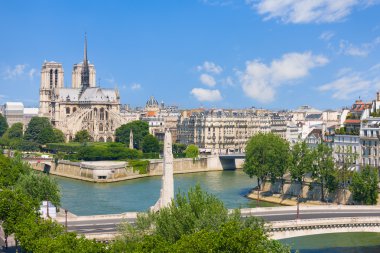 Notre dame de Paris manzarası