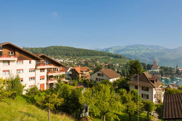 Spiez an einem Sommertag — Stockfoto