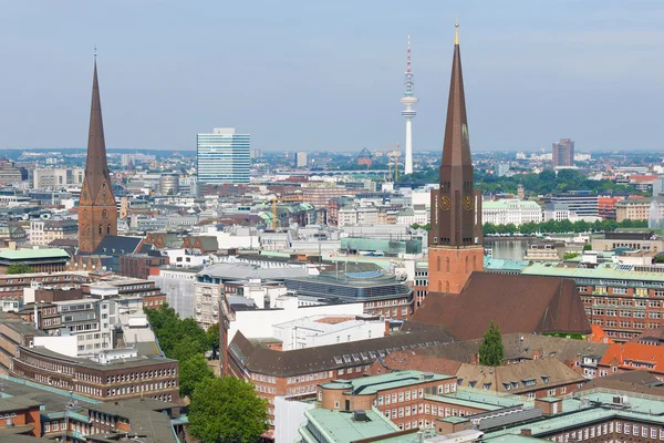 Hamburg an einem Sommertag — Stockfoto