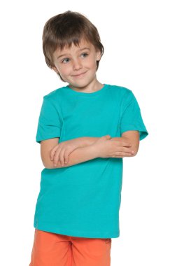 çok mutlu sevimli küçük çocuk