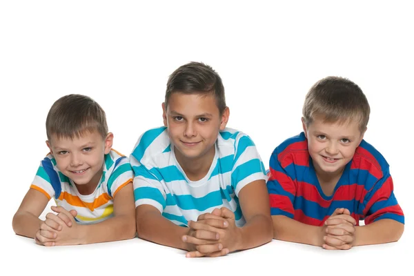 Drie kinderen — Stockfoto