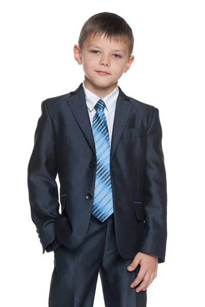 Menino da escola — Fotografia de Stock