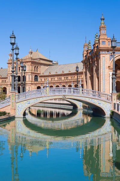 Plein van Spanje in Sevilla — Stockfoto