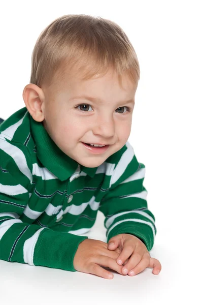 Usměvavý chlapec batole — Stock fotografie
