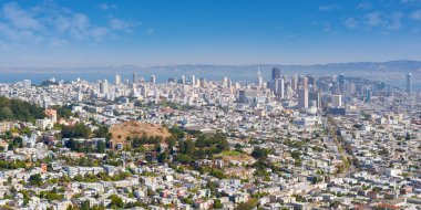 San Francisco'da bir güneşli bir yaz günü