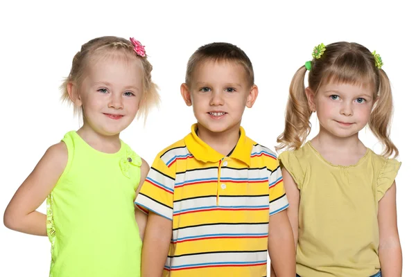 Amicizia di tre bambini — Foto Stock